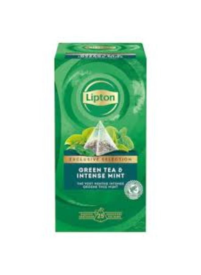 Lipton Intense Mint Green Tea Bag - 25 Tea Bags