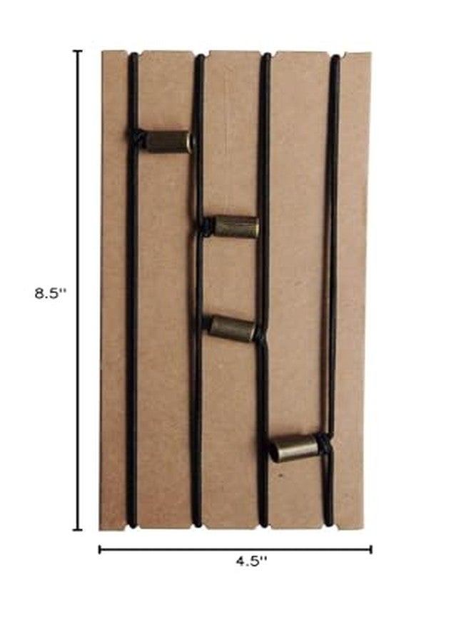 واندرينجز أربطة مطاطية لدفاتر رحلات وانديرنجز - من 8.5 × 4.5 بوصة إلى 8.5 × 5.5 بوصة - أربطة وصل لدفاتر السفر القابلة لإعادة التعبئة - أربطة توصيل بديلة - عبوة من 4 أربطة مع خرزة زخرفية، مقاس قياسي وA5 - Image 4