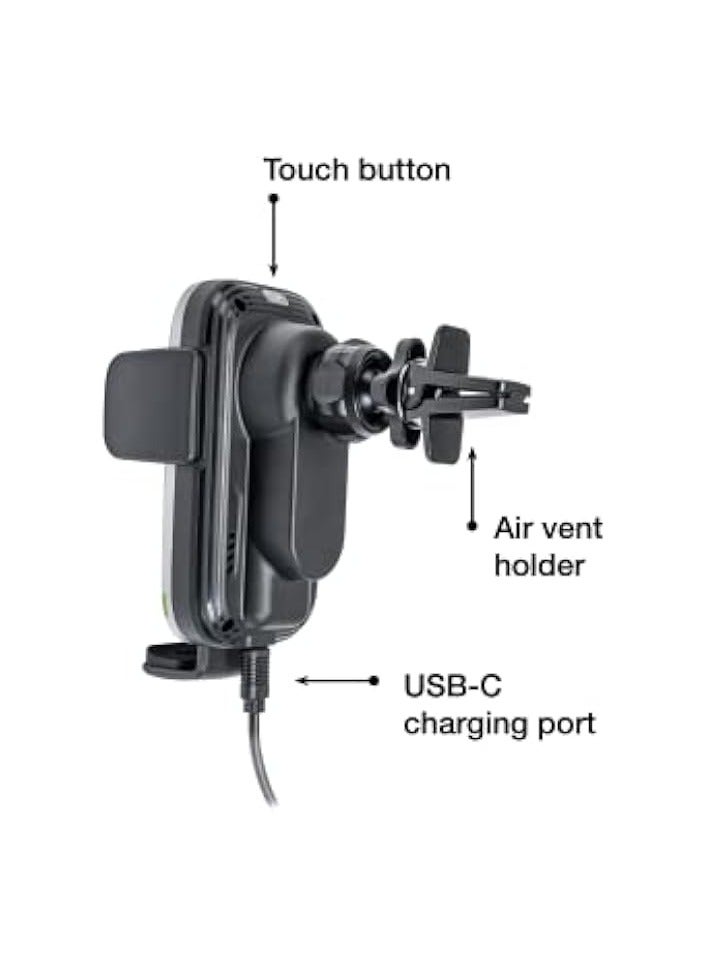 VERBATIM FWC-03 Pro Qi Fast Wireless Car Charger for for Qi enabled Mobile Phones - Image 3