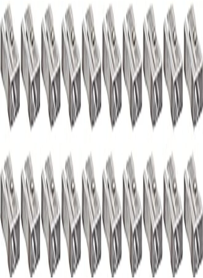 Modern Modern 3A 052 Set Of 20 Pieces Of Metal Sharpners Each One In Plastic Box - Silver 
