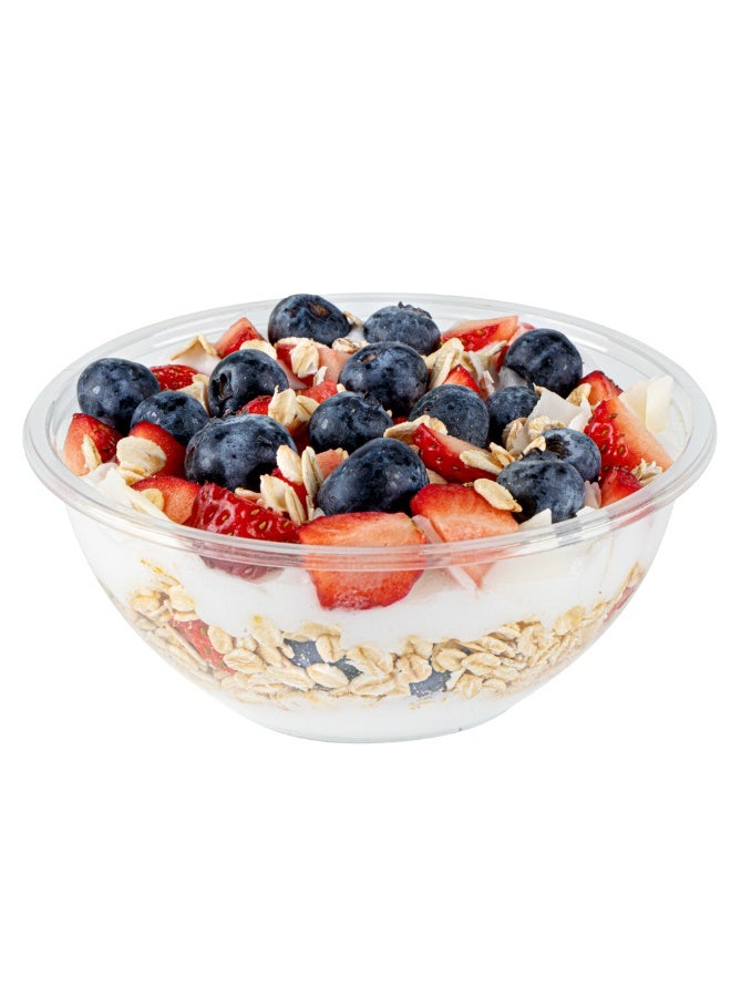 Restaurantware حاويات طعام سعة 7.4 أونصة، 200 وعاء سلطة قابل للتصرف - الأغطية تباع بشكل منفصل، قوية، أوعية بلاستيكية شفافة للوجبات السريعة، للاستخدام في خدمات الطعام أو البوفيهات، لتقديم الحلويات أو المقبلات - Image 2