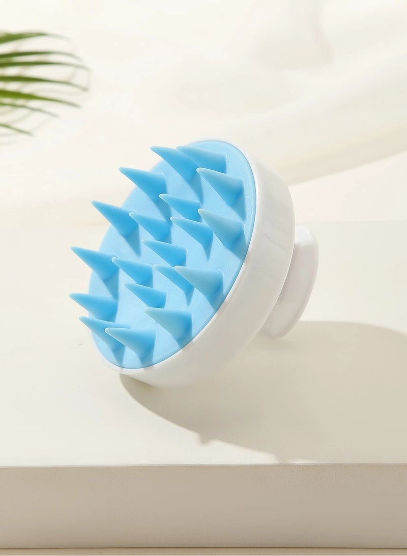 فرشاة شامبو، مدلك فروة الرأس برأس سيليكون ناعم، فرشاة تقشير الشعر، مثالية للاستحمام، نمو الشعر والعناية بفروة الرأس، مناسبة للرجال والنساء والأطفال، للشعر الرطب والجاف، مشط فرشاة الشعر، فرشاة الشعر، مشط، أدوات الشعر، منتجات الشعر والإكسسوارات لصالون الحلاقة، أساسيات السفر - Image 1