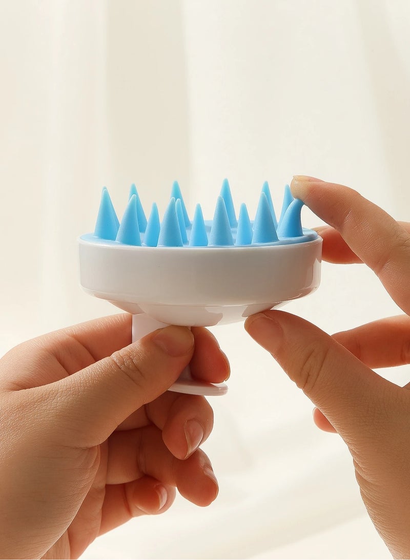 فرشاة شامبو، مدلك فروة الرأس برأس سيليكون ناعم، فرشاة تقشير الشعر، مثالية للاستحمام، نمو الشعر والعناية بفروة الرأس، مناسبة للرجال والنساء والأطفال، للشعر الرطب والجاف، مشط فرشاة الشعر، فرشاة الشعر، مشط، أدوات الشعر، منتجات الشعر والإكسسوارات لصالون الحلاقة، أساسيات السفر - Image 3