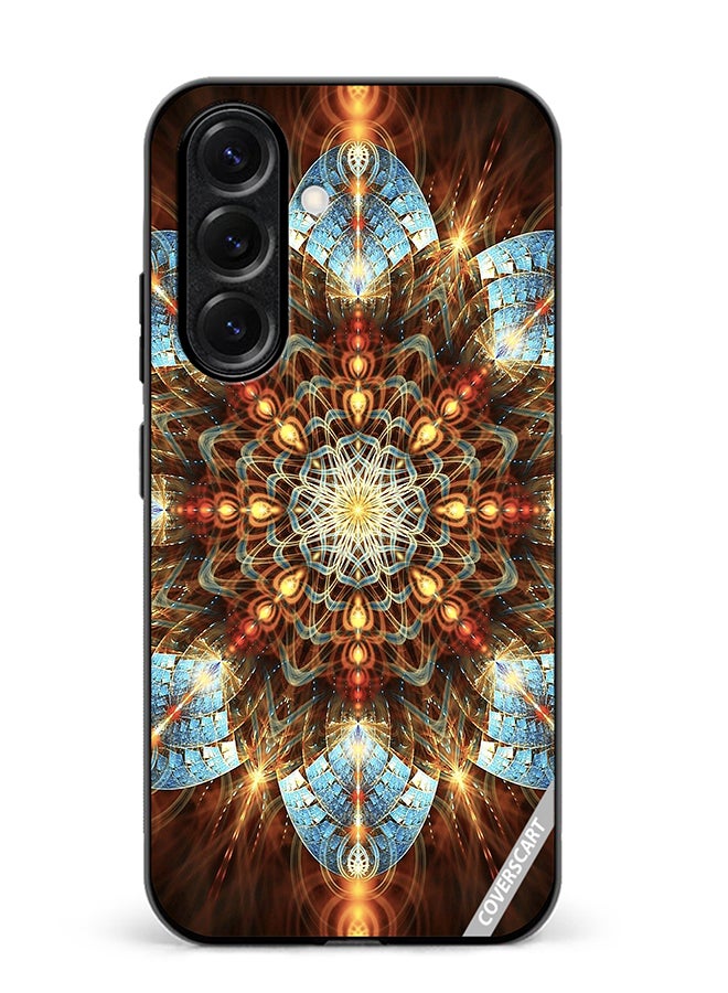 VR CREATIVE Protective Case Cover For Samsung Galaxy S25 Plus Mandala Design Multicolour