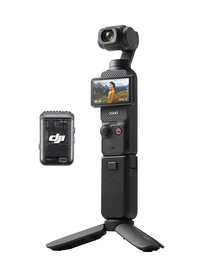 dji Osmo Pocket 3 Creator Combo, Vlogging Camera With 1'' CMOS & 4K/120fps Video, 3-Axis Stabilization, Face/Object Tracking, Fast Focusing, Mic Included For Clear Sound, Small Camera For Photography - Image 1