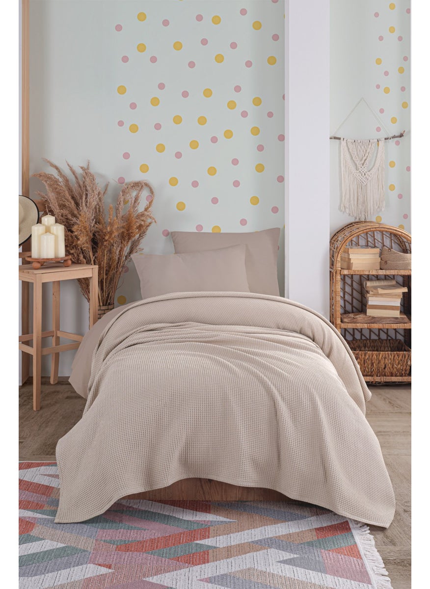 Eponj Home Ecocel Pique Cover Junior 140X230CM Carded Mink Gray  - Image 1