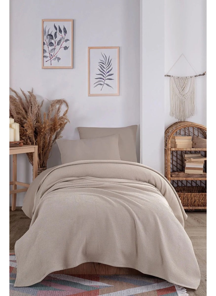 Eponj Home Ecocel Pique Cover Junior 140X230CM Carded Mink Gray  - Image 2