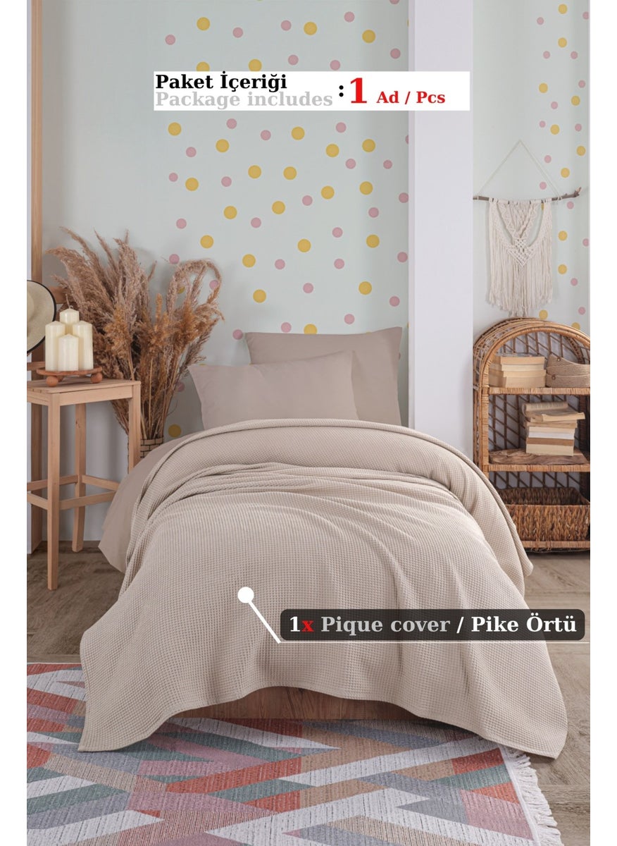 Eponj Home Ecocel Pique Cover Junior 140X230CM Carded Mink Gray  - Image 3