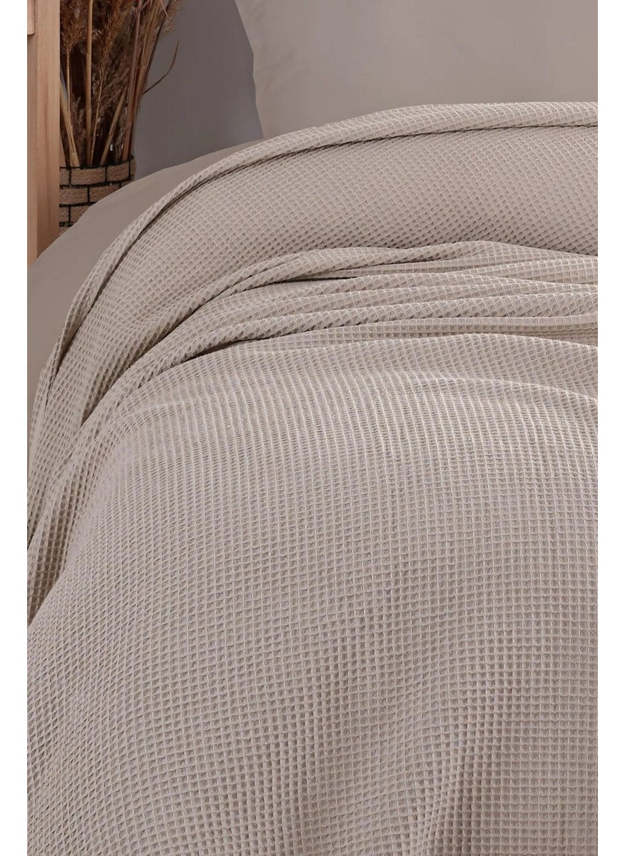 Eponj Home Ecocel Pique Cover Junior 140X230CM Carded Mink Gray  - Image 4