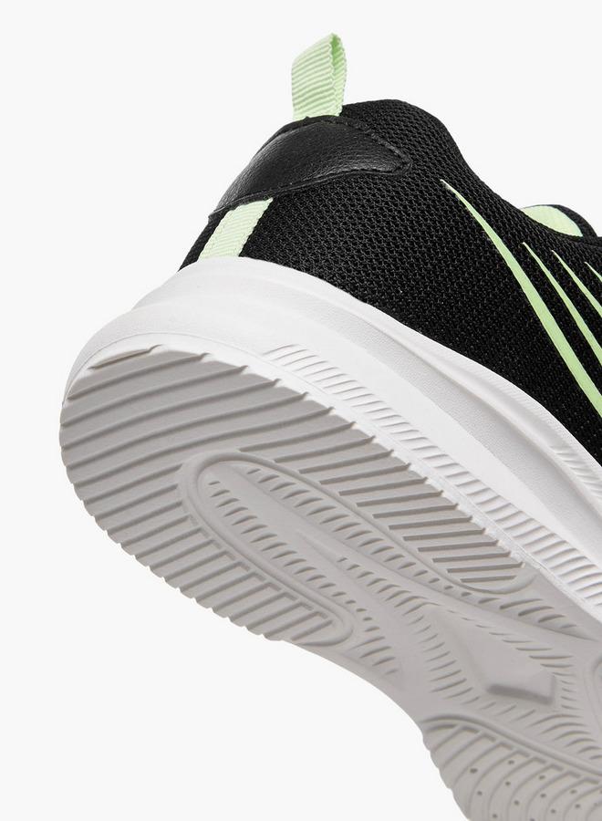 Kappa Boys Logo Print Hook and Loop Sports Shoes - Image 5