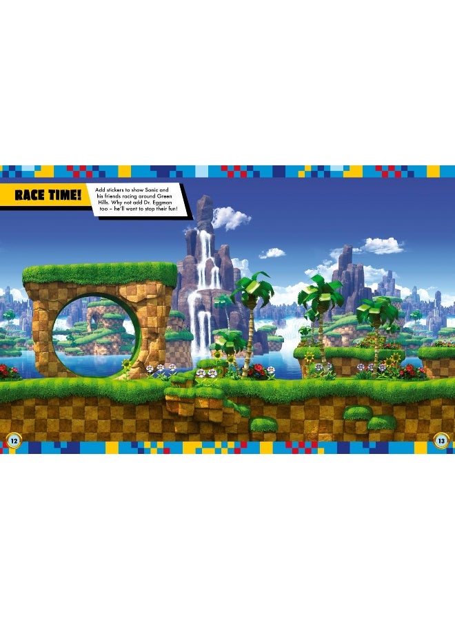 Sonic the Hedgehog Sticker Activities Book: Sticker-Filled Puzzles and Activities Perfect For All Sonic Fans. It Includes 6 Pages of Stickers. - Image 4