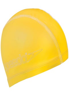 speedo Kids' Pace Swimming Cap Yellow  - Image 1