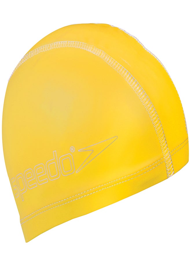 speedo Kids' Pace Swimming Cap Yellow  - Image 1