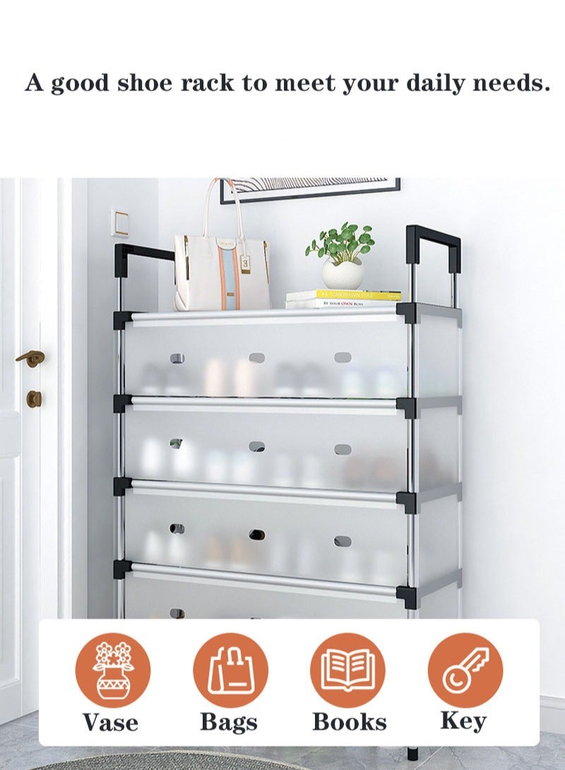 5-Layer Dust-Proof And Moisture-Proof Shoe Rack Home Door Multi-Layer Assembly Simple Entrance Shoe Rack - Image 4