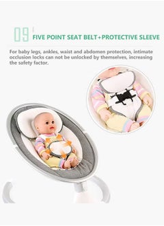 Arabest Baby Durable Electric Portable Rocking Bouncer Chair With Hanging Toys For Children  - Image 4
