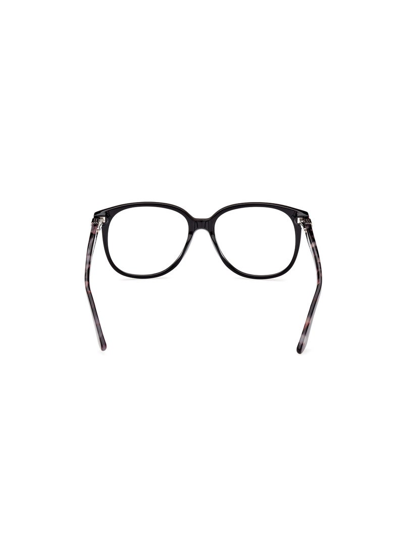 GUESS Women's Round Shape Eyeglass Frames - GU293600156 - Lens Size: 56 Mm - Shiny Black - Image 4