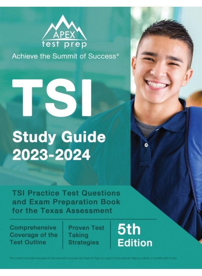 TSI Study Guide 2023 2034 TSI Practice Test Questions and Exam Preparation Book for the Texas Assessment 5th Edition - Paperback