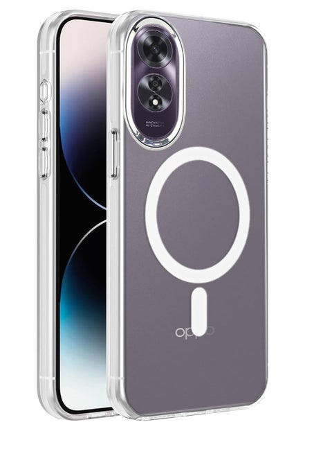 Case For Oppo A60 Case Crystal Clear [Not Compatible with MagSafe] Soft TPU Gel Case Flexible Silicone Anti-Scratch Transparent TPU Cover - Clear