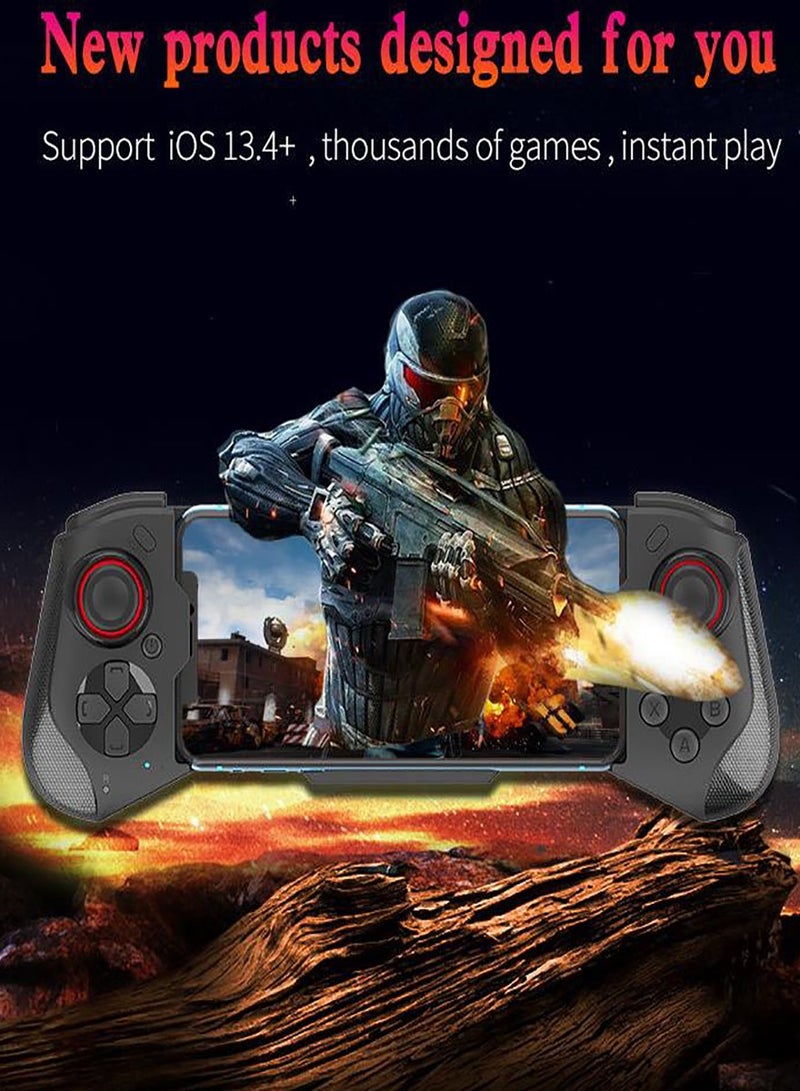 Mobile Game Controller Android PC for iPhone 15/14/12/11 Wireless Game Controller iPad MacBook Samsung Galaxy S22/S21/S20 Ultra Tablet PC-18+hours battery life - Image 3