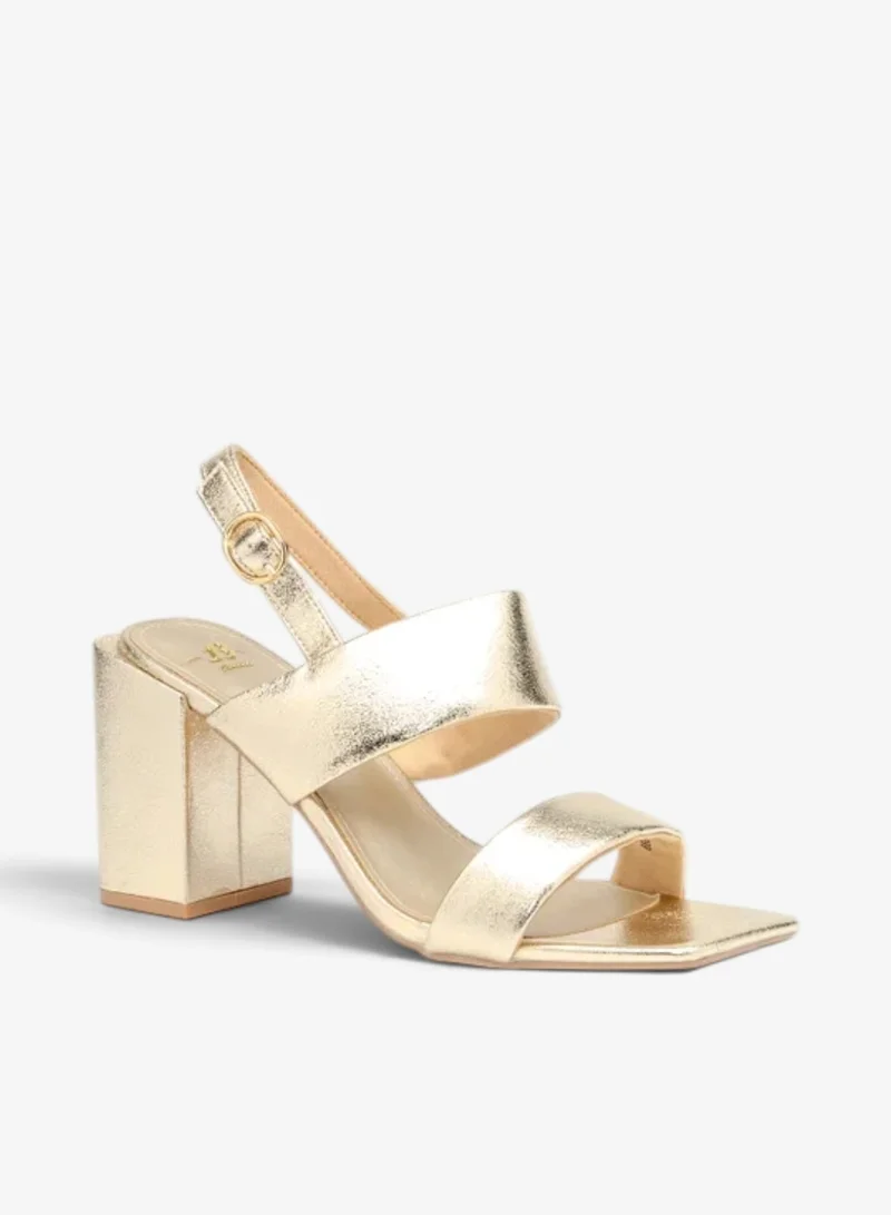 Bata Block‑Heel Strap Sandals