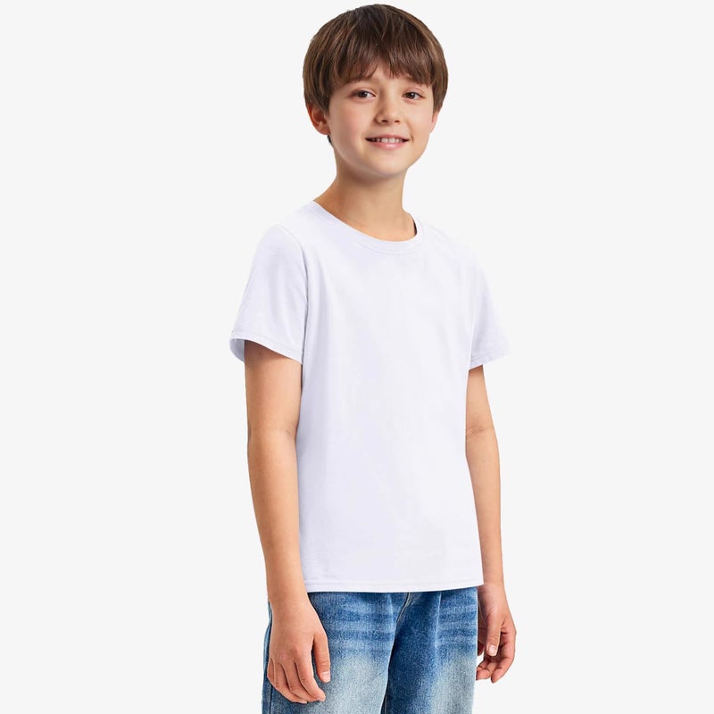 180g Pure Cotton Children T-Shirt Custom Logo - Image 3