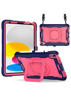 General Case for iPad 10th Generation 10.9 inch 2022, Heavy Duty Hybrid Shockproof 360°Swivel Kickstand Anti Scratch Durable Protective Kids Case  - Image 1