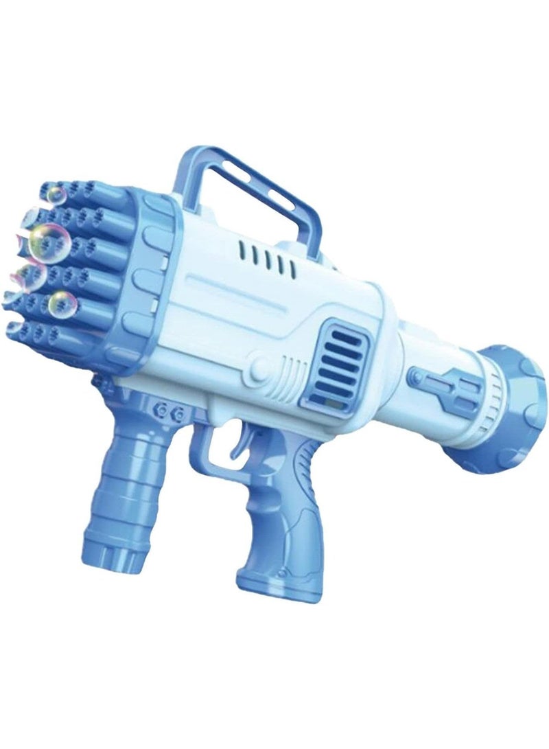 Battery Powered Bubble Gun with Colorful Lights,  Over 6000 Bubbles per Minute, Suitable for Kids & Adults, Indoor & Outdoor Use, Purple - Image 2