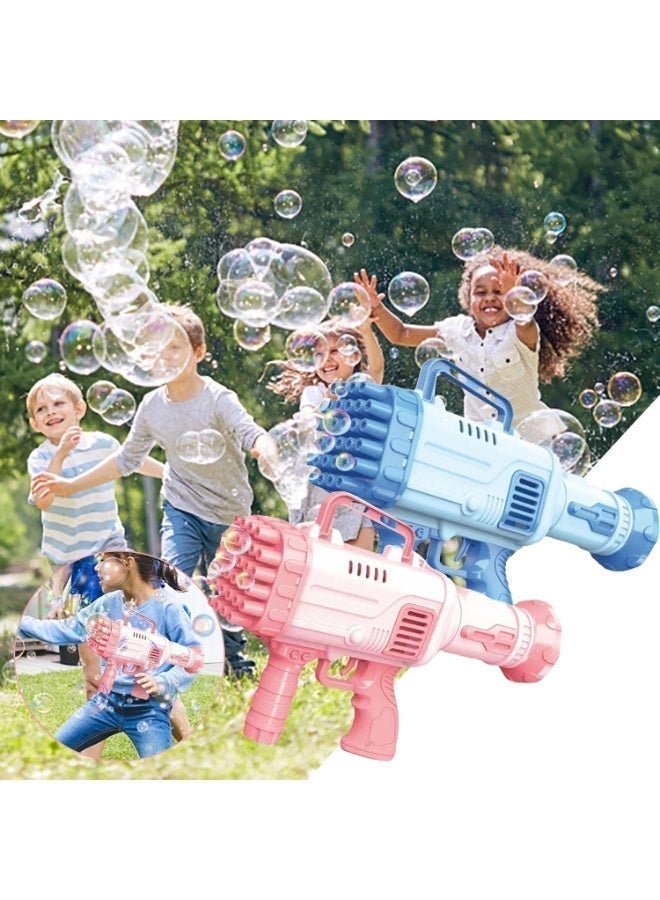 Battery Powered Bubble Gun with Colorful Lights,  Over 6000 Bubbles per Minute, Suitable for Kids & Adults, Indoor & Outdoor Use, Purple - Image 3