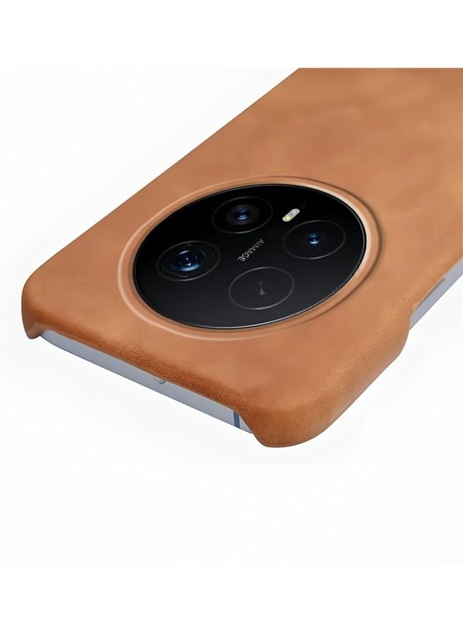 Case Compatible with Honor Magic 8 Pro 5G Compatible with Mag-Safe Slim Leather Luxury Mobile Case Frameless Anti-fingerprint Supports Wireless Charging - Image 3