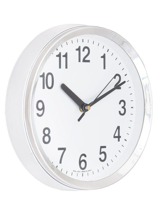 Flysmart Round Wall Clock Stylish & Compact Home Decor Timepiece (Small Size), Analog, Plastic, 20 Cm, 20 Cm, Multi Color - Image 1