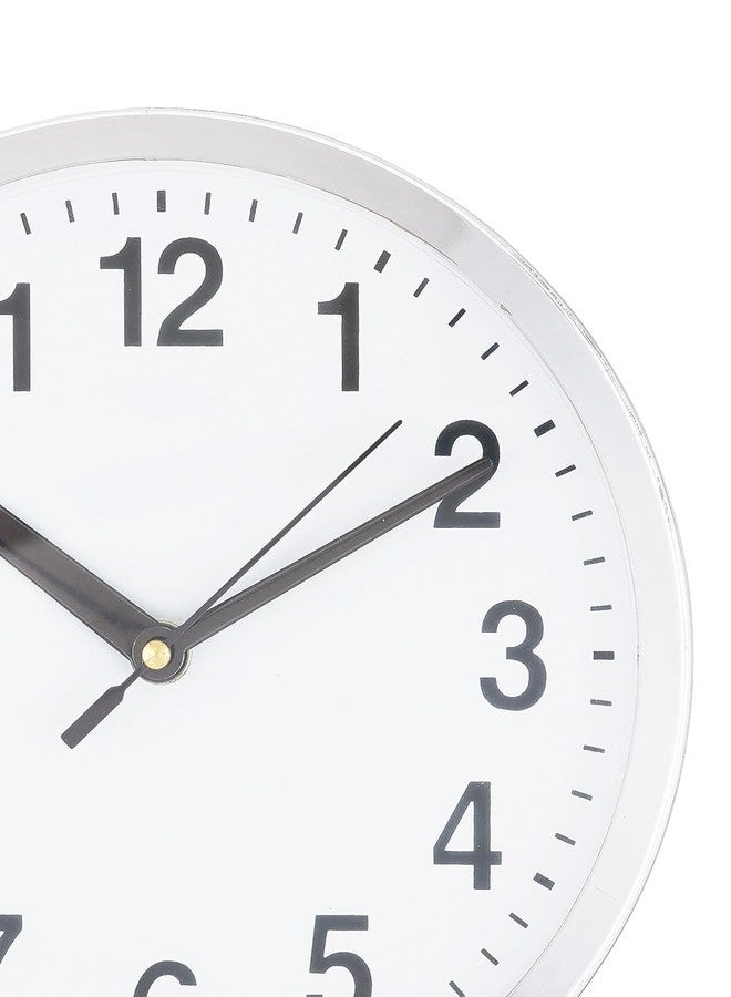 Flysmart Round Wall Clock Stylish & Compact Home Decor Timepiece (Small Size), Analog, Plastic, 20 Cm, 20 Cm, Multi Color - Image 4