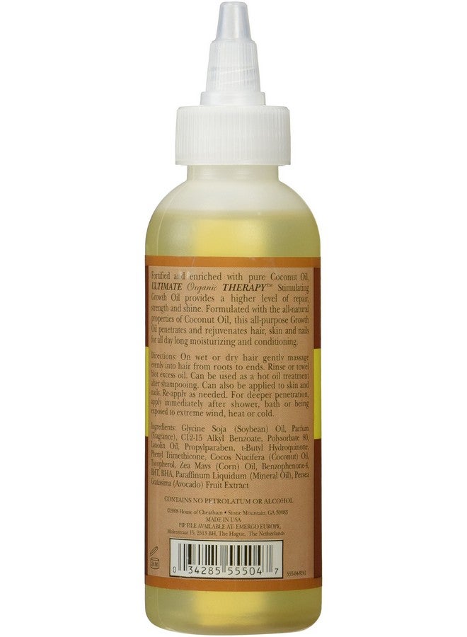 Originals by Africa's Best Originals by Africa's Best Therapy Coconut Oil Stimulating Growth Oil, Penetrates & Rejuvenates Hair, Skin and Nails For All Day Long Moisturizing and Conditioning, 4oz Bottle - Image 2