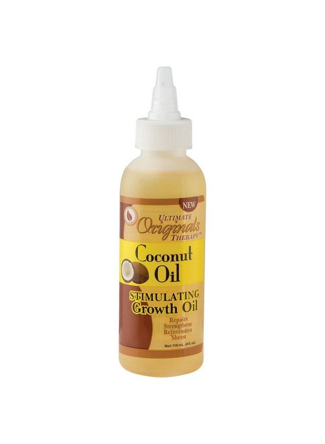 Originals by Africa's Best Originals by Africa's Best Therapy Coconut Oil Stimulating Growth Oil, Penetrates & Rejuvenates Hair, Skin and Nails For All Day Long Moisturizing and Conditioning, 4oz Bottle - Image 1