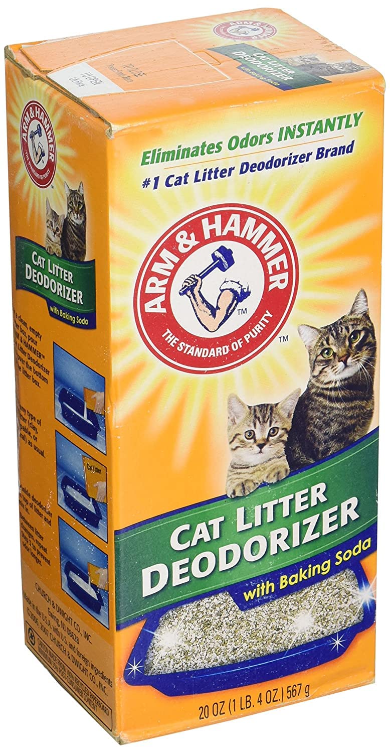 Arm & Hammer Cat Litter Deodorizer Powder with Baking Soda, 20oz - Image 1