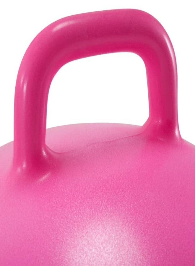 Bastlix Boys and Girls Hop Ball - Inflatable Kangaroo Bouncing with Handle, Sit and Bounce Rubber Jumping Hopper Ball for Kids Fun Indoor Outdoor Toy for Play, Exercise & Balance Training (Pink) - Image 3