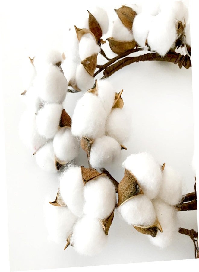 BESTOYARD Christmas Decorations Door Wreath Christmas Door Garland Cotton Wreath s Decoration Hanging Cotton Dried Garland Dried Flowers - Image 4