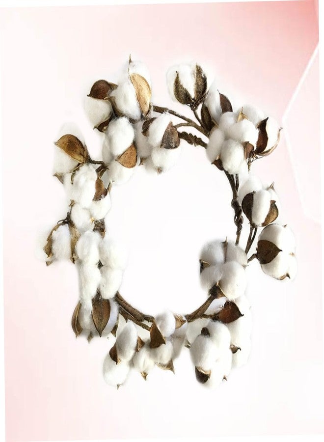 BESTOYARD Christmas Decorations Door Wreath Christmas Door Garland Cotton Wreath s Decoration Hanging Cotton Dried Garland Dried Flowers - Image 3