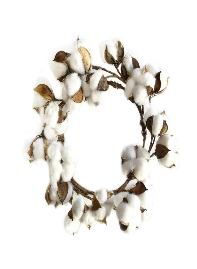 BESTOYARD Christmas Decorations Door Wreath Christmas Door Garland Cotton Wreath s Decoration Hanging Cotton Dried Garland Dried Flowers - Image 1