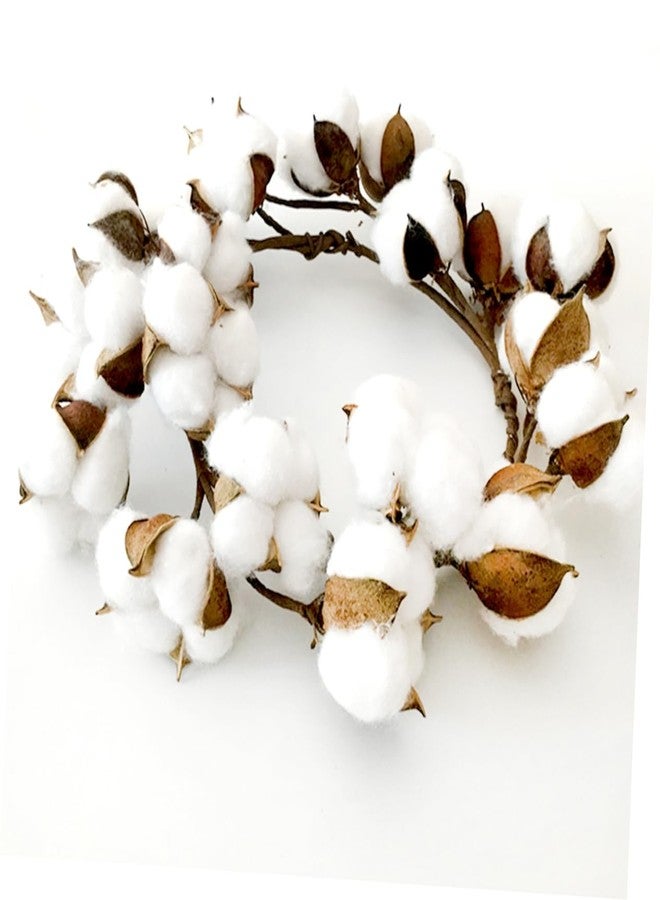 BESTOYARD Christmas Decorations Door Wreath Christmas Door Garland Cotton Wreath s Decoration Hanging Cotton Dried Garland Dried Flowers - Image 5