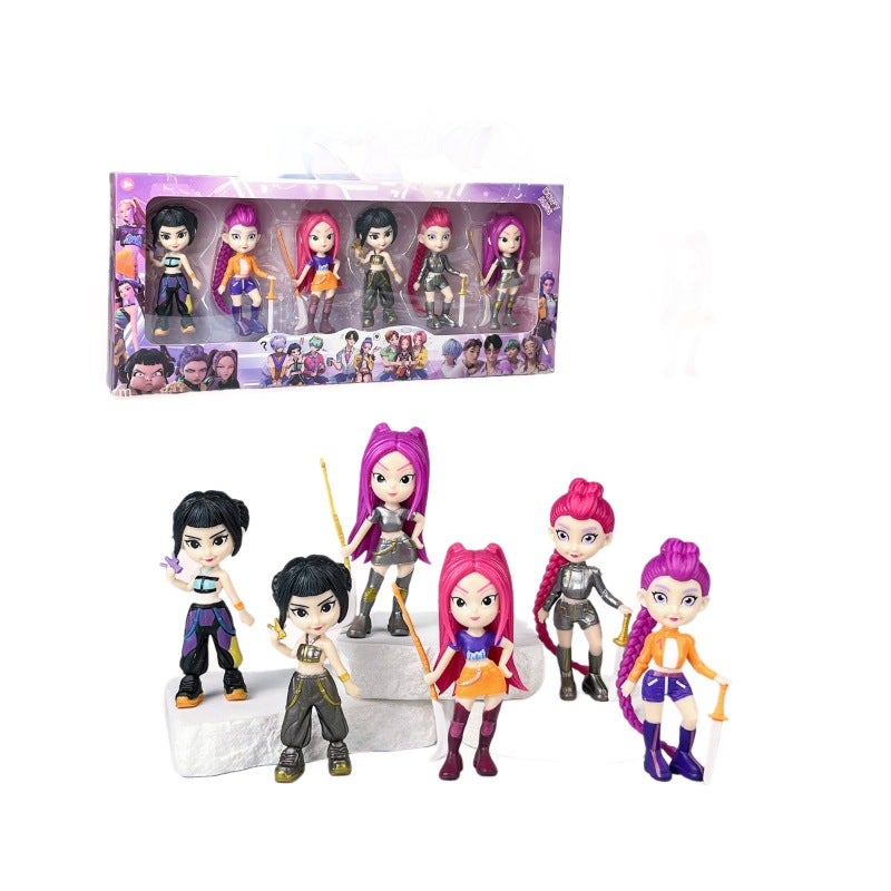 K-POP Huntress Tiger Figure Blind Box Lumi Mira Zoe Game Anime Model - Image 1