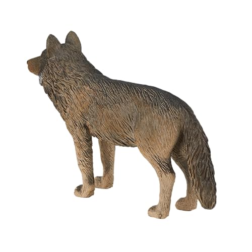 MOJO Timber Wolf Standing Realistic International Wildlife Hand Painted Toy Figurine - Image 3