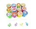 TINYMILLS 12 Pcs Spring Flowers Butterfly Stamp Kit for Kids Self Inking Stamps Gift Easter Basket Filler Rewards - Image 2