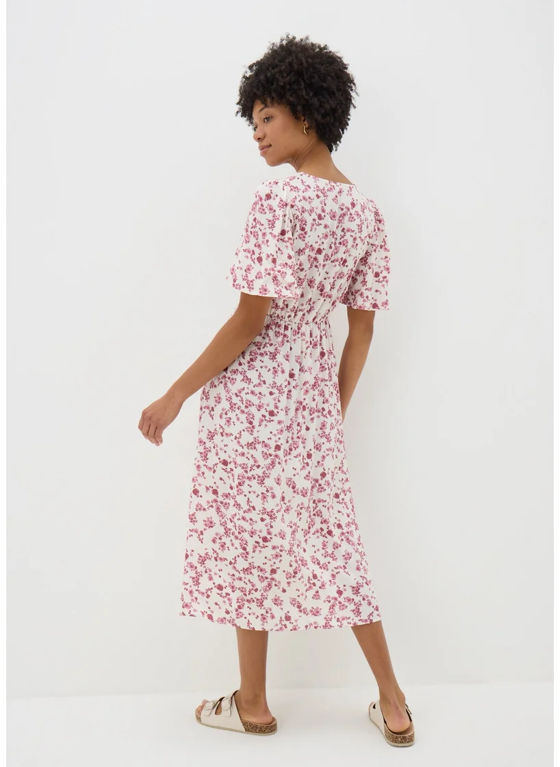 Matalan Floral Print Midi Dress