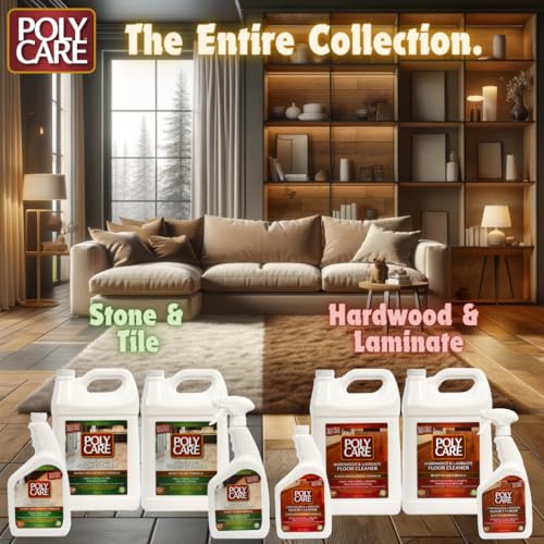 POLY CARE Hardwood Floor Cleaner Super Concentrate - 40 Fl Oz (2 Pack) - Fresh- Dilute Concentrate with Water for Spray Mops and Spray Bottles - Residue-Free Floor Cleaning Solution - Image 3