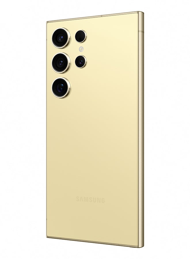 سامسونج هاتف Galaxy S24 Ultra ثنائي شريحة الاتصال، لون أصفر تيتانيوم، وذاكرة وصول عشوائي (RAM) سعة 12 جيجابايت، وذاكرة داخلية 256 جيجابايت، يدعم تقنية 5G - إصدار عالمي - Image 5