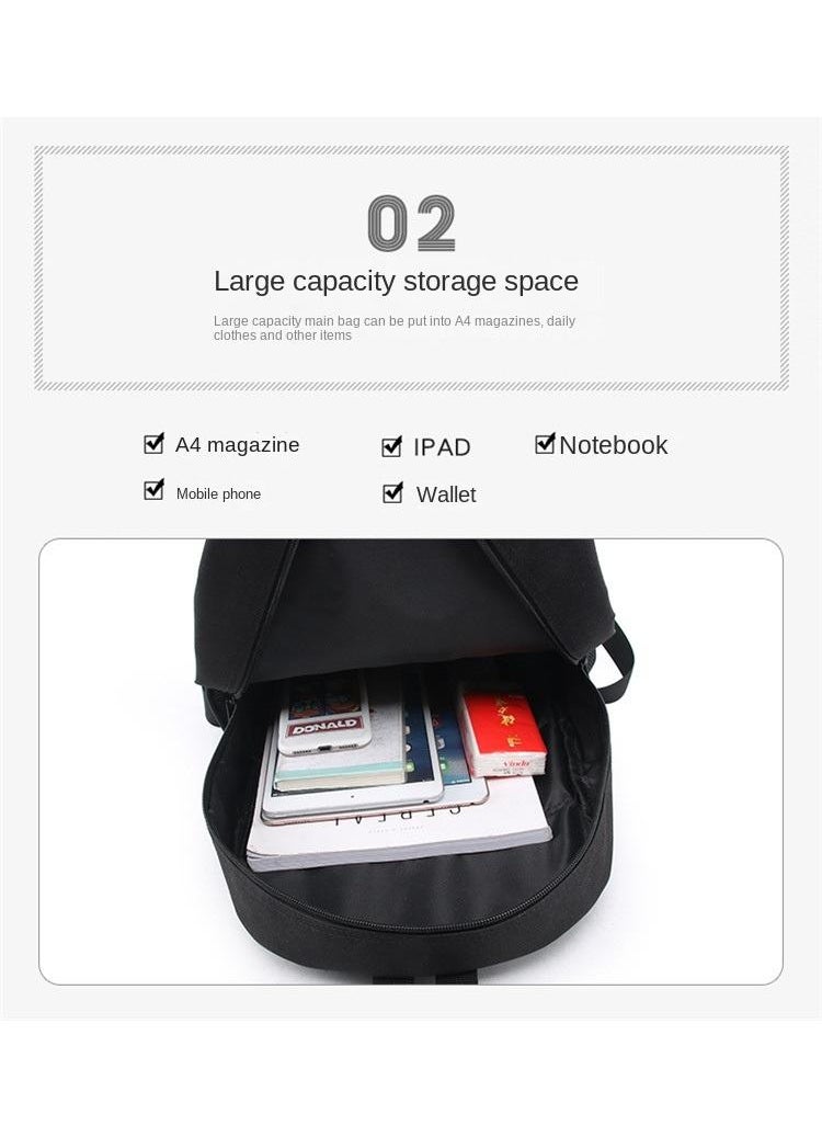 General - 3-Piece Pokemon 3D Print Backpack Set - Image 1