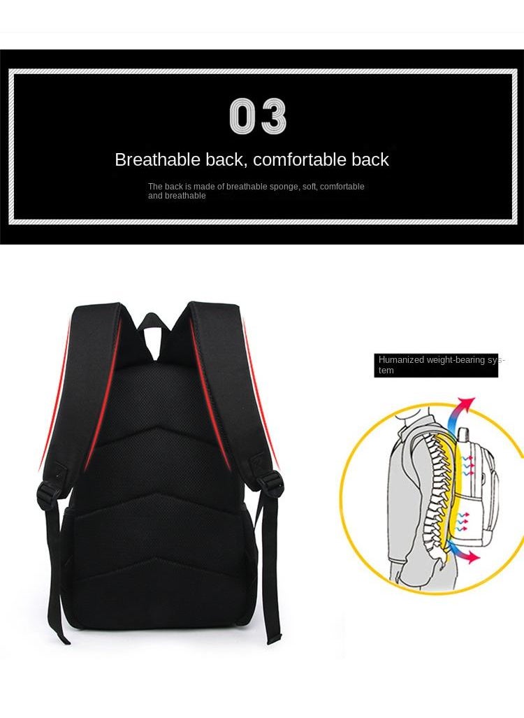 General - 3-Piece Pokemon 3D Print Backpack Set - Image 1