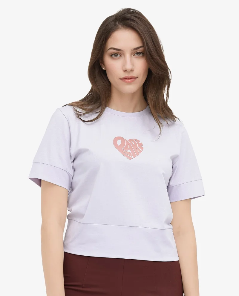 Rareism Women's Hd Rare Print Graphic T-Shirt