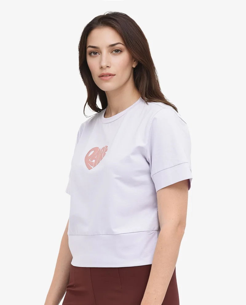 Rareism Women's Hd Rare Print Graphic T-Shirt