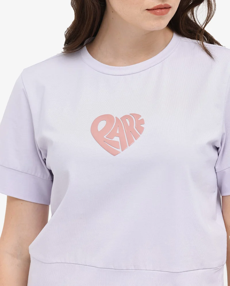 Rareism Women's Hd Rare Print Graphic T-Shirt